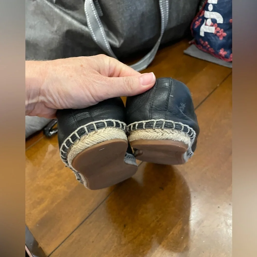 Tory Burch Black Ines Espadrilles 9.5
